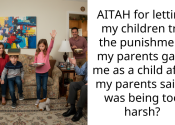 AITAH for letting my children try the punishment my parents gave me as a child after my parents said I was being too harsh?