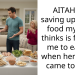 AITAH for saving up all the food my wife thinks is fine for me to eat for when her family came to visit?