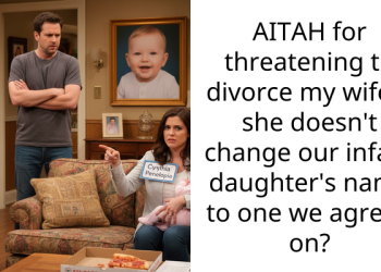 AITAH for threatening to divorce my wife if she doesn’t change our infant daughter’s name to one we agreed on?
