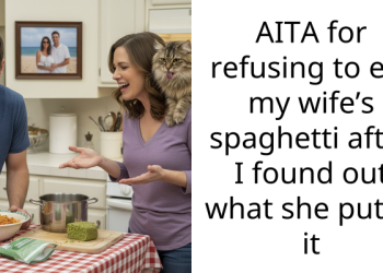 AITA for refusing to eat my wife’s spaghetti after I found out what she put in it