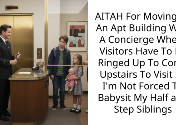 AITAH For Moving To An Apt Building With A Concierge Where Visitors Have To Be Ringed Up To Come Upstairs To Visit So I’m Not Forced To Babysit My Half and Step Siblings