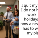 I quit my job so I do not have to work the holidays and now a new mom has to work in my place.