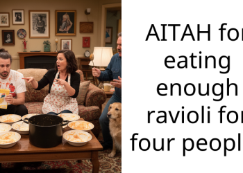 AITAH for eating enough ravioli for four people?