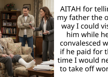 AITAH for telling my father the only way I could visit him while he convalesced was if he paid for the time I would need to take off work?