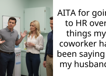 AITA for going to HR over things my coworker has been saying to my husband?