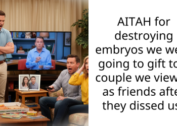 AITAH for destroying embryos we were going to gift to a couple we viewed as friends after they dissed us?