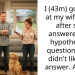 I (43m) got mad at my wife (39f) after she answered my hypothetical question and I didn’t like the answer. AITAH?