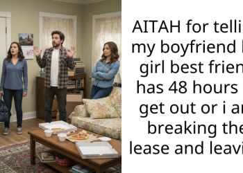 AITAH for telling my boyfriend his girl best friend has 48 hours to get out or i am breaking the lease and leaving