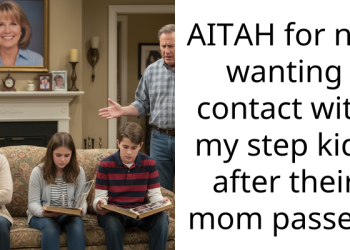 AITAH for not wanting contact with my step kids after their mom pa*sed.