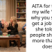 AITA for telling my wife “that’s why you should get a job” after she told me people shop alot more than she does?