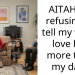 AITAH for refusing to tell my wife I love her more than my dad?