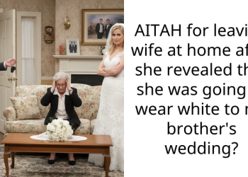 AITAH for leaving wife at home after she revealed that she was going to wear white to my brother’s wedding?