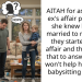 AITAH for asking my ex’s affair partner if she knew he was married to me when they started their affair and then using that to answer why I won’t help her out by babysitting her kid?