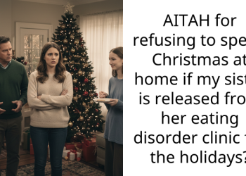 AITAH for refusing to spend Christmas at home if my sister is released from her eating disorder clinic for the holidays?