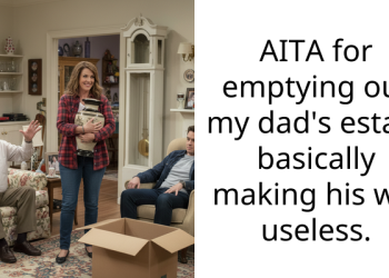 AITA for emptying out my dad’s estate basically making his will useless.