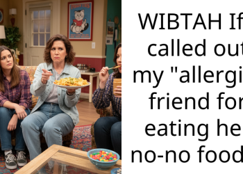 WIBTAH If I called out my “allergic” friend for eating her no-no foods?