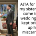 AITA for telling my sister not to come to my wedding if she kept bringing up her miscarriage?