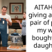 AITAH for giving away a pair of pants my wife bought our daughter?