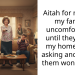 Aitah for making my family uncomfortable until they leave my home since asking and telling them won’t work.