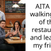 AITA for walking out of the restaurant and leaving my friend