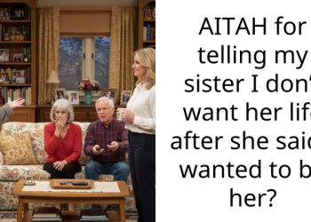 AITAH for telling my sister I don’t want her life after she said I wanted to be her?