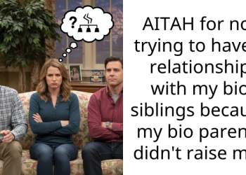 AITAH for not trying to have a relationship with my bio siblings because my bio parents didn’t raise me?