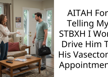AITAH For Telling My STBXH I Won’t Drive Him To His Vasectomy Appointment?