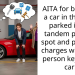 AITA for blocking a car in that was parked in my tandem parking spot and pressing charges when the person keyed my car.