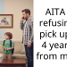AITA for refusing to pick up my 4 year old from my ex?