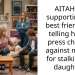 AITAH for supporting my best friend and telling him to press charges against my son for stalking his daughter?