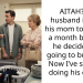 AITAH? My husband invited his mom to stay for a month because he decided I’m going to burn out. Now I’ve stopped doing his ch**es.