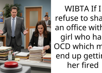 WIBTA If I refuse to share an office with a girl who has OCD which may end up getting her fired