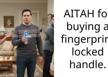 AITAH for buying a fingerprint locked handle.