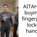 AITAH for buying a fingerprint locked handle.