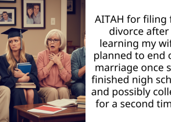 AITAH for filing for divorce after learning my wife planned to end our marriage once she finished nigh school and possibly college for a second time?
