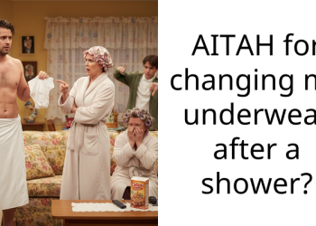 AITAH for changing my underwear after a shower?
