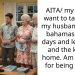 AITA/ my inlaws want to take only my husband to the bahamas for 11 days and leave me and the kids at home. Am i wrong for being angry?