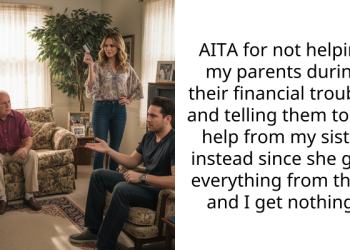 AITA for not helping my parents during their financial troubles and telling them to get help from my sister instead since she gets everything from them and I get nothing?