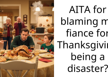 AITA for blaming my fiance for Thanksgiving being a disaster?