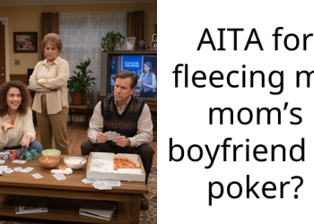 AITA for fleecing my mom’s boyfriend at poker?