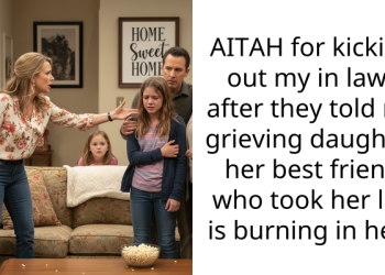 AITAH for kicking out my in laws after they told my grieving daughter her best friend who took her life is burning in hell?