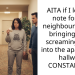 AITA if I leave a note for my neighbours about bringing their screaming baby into the apartment hallway CONSTANTLY?