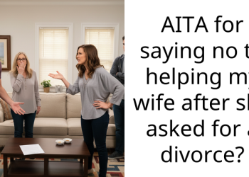 AITA for saying no to helping my wife after she asked for a divorce?
