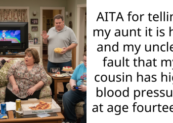 AITA for telling my aunt it is her and my uncle’s fault that my cousin has high blood pressure at age fourteen?