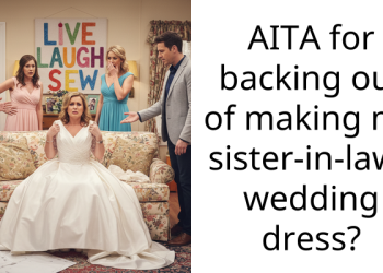 AITA for backing out of making my sister-in-laws wedding dress?
