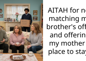 AITAH for not matching my brother’s offer and offering my mother a place to stay?