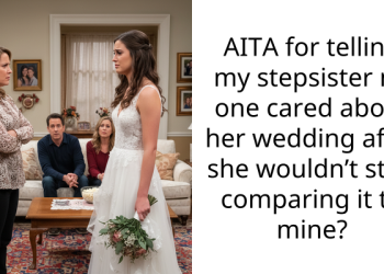 AITA for telling my stepsister no one cared about her wedding after she wouldn’t stop comparing it to mine?