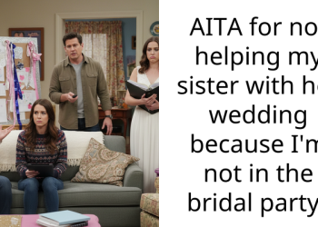 AITA for not helping my sister with her wedding because I’m not in the bridal party?