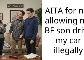 AITA for not allowing my BF son drive my car illegally