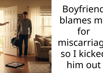 Boyfriend blames me for miscarriage so I kicked him out